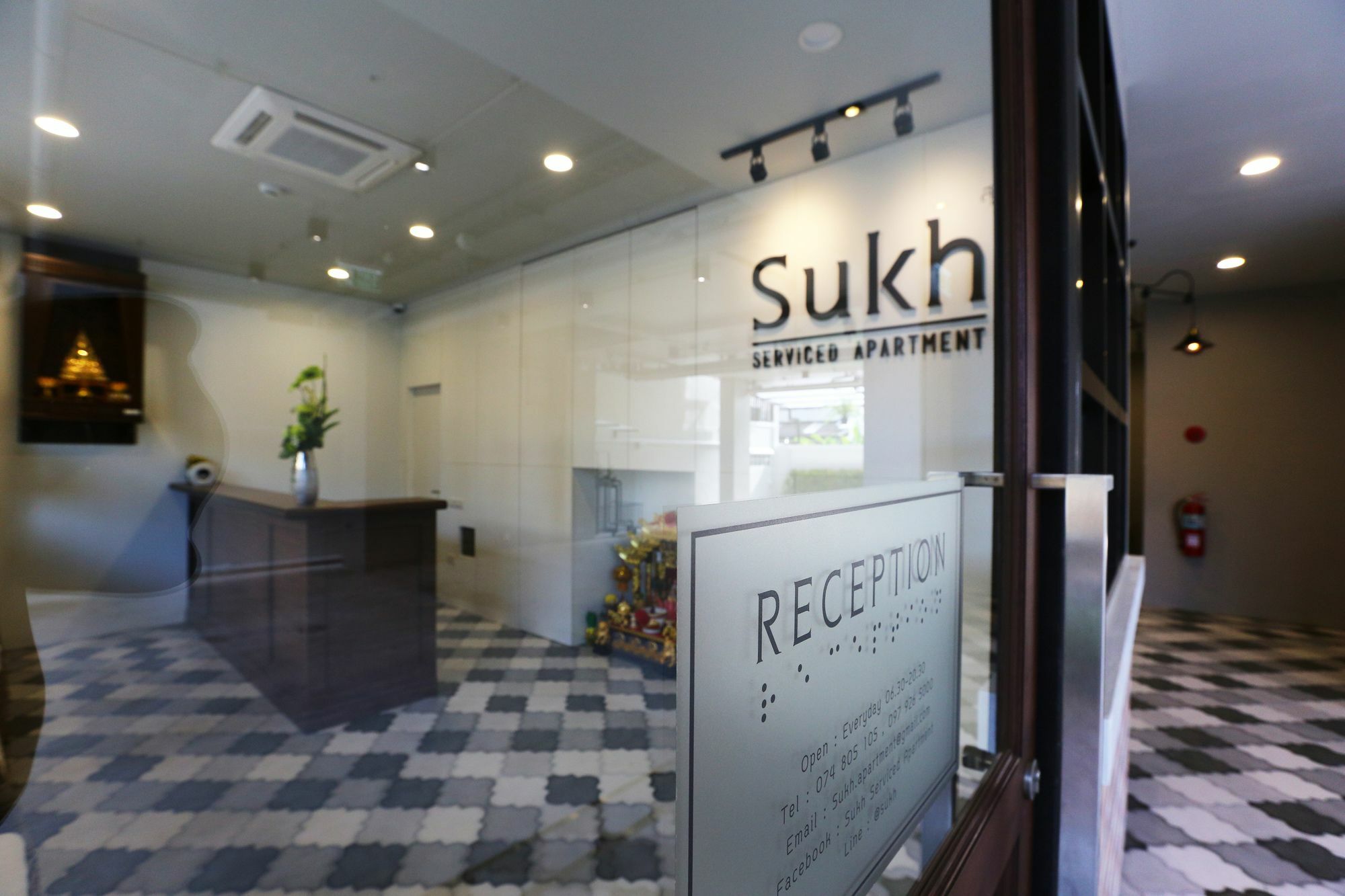 Sukh Serviced Apartment Ban Kho Hong Exteriér fotografie