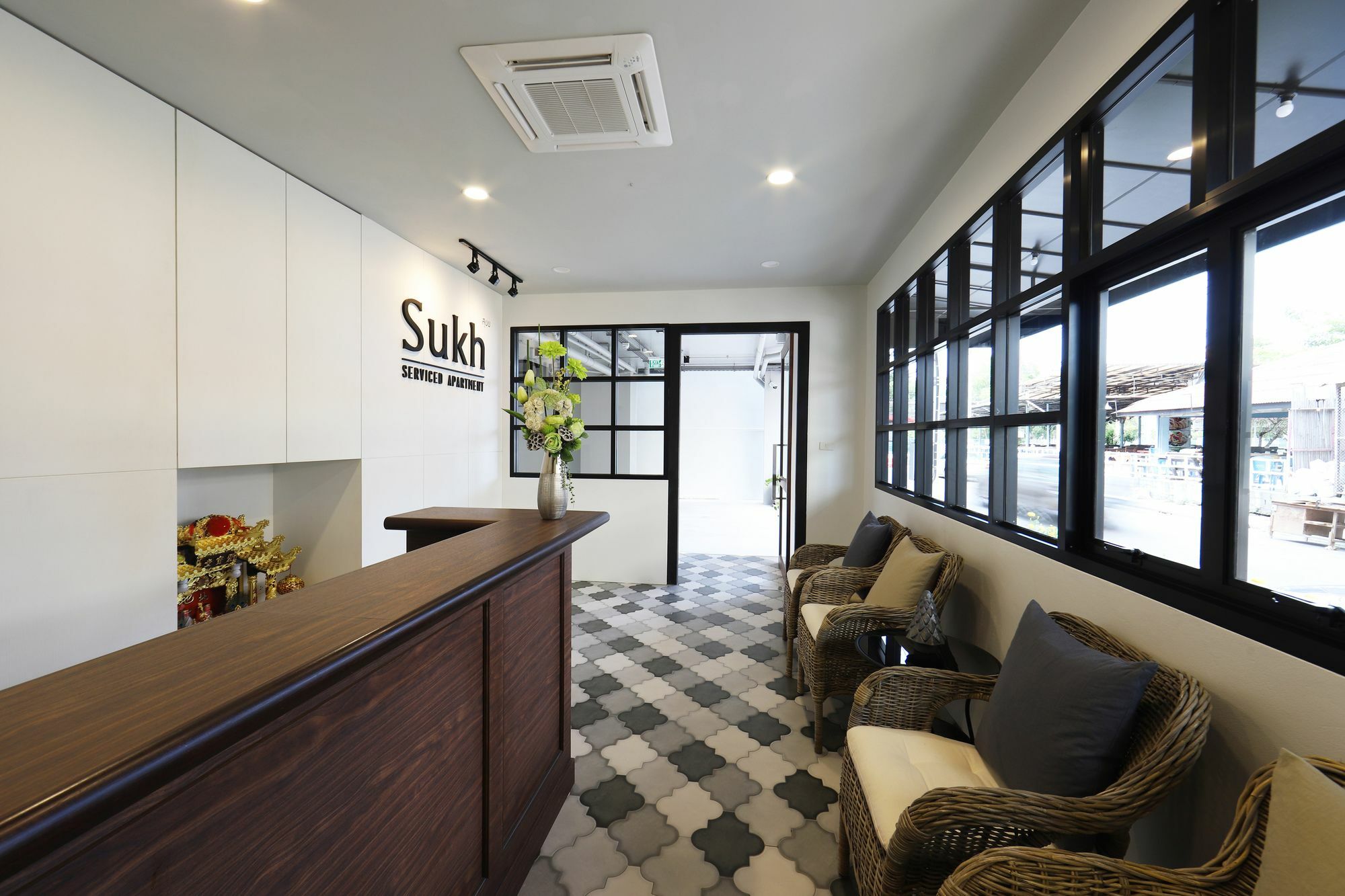 Sukh Serviced Apartment Ban Kho Hong Exteriér fotografie